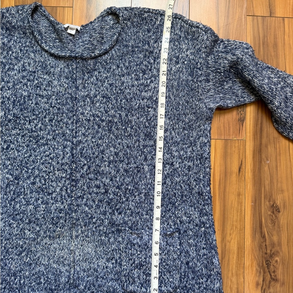Pure Jill Cozy Blue marled Knit Sweater - Picture 6 of 9